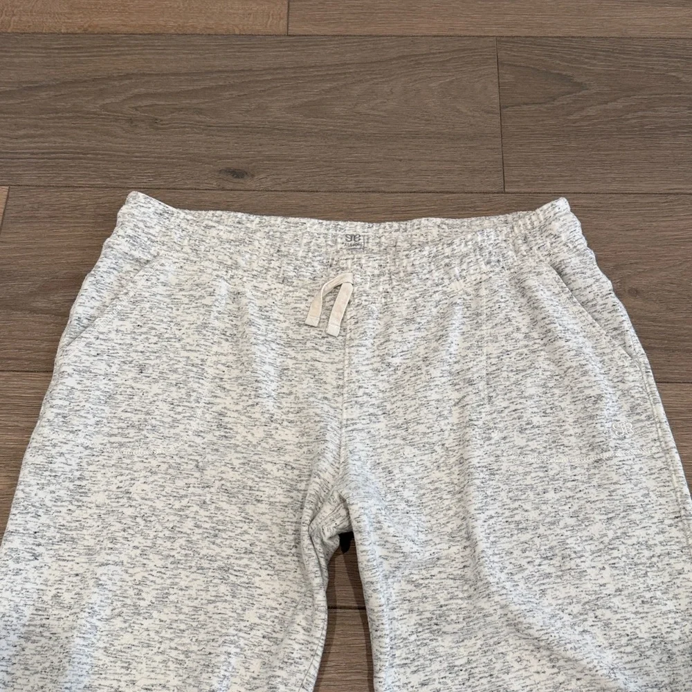 ALBION FIT Oatmeal Marl‎ At Ease Jogger Pants Bottoms Active Lounge Gym Size L